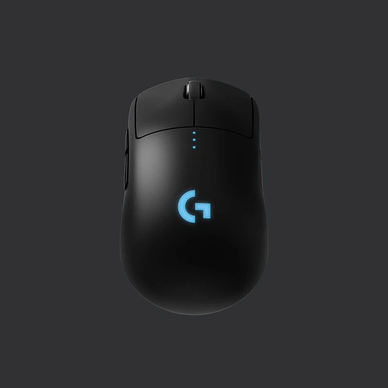 Беспроводная игровая мышь logitech G PRO, RGB, двойной режим с датчиком HERO 16K dpi, лазерная геймерская мышь LIGHTSPEED, Совместимость с POWERPLAY