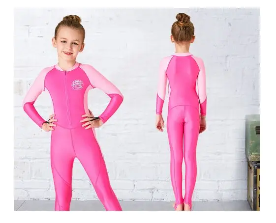 HISEA/Новинка; детский солнцезащитный водолазный костюм; костюм для плавания; красивый цветной Быстросохнущий костюм с длинными рукавами для крупных и средних детей