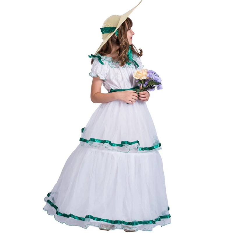 Элегантный детский многослойный костюм с рюшами для девочек Southern Belle|Костюмы