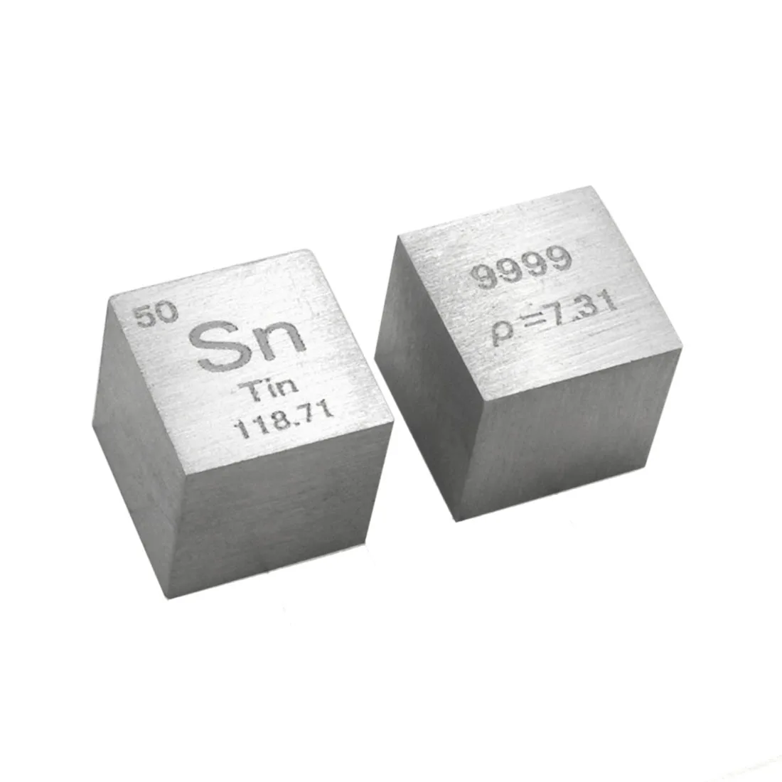 

10 x 10 x 10mm High Purity Wiredrawing Stannum Cube Periodic Table Of Elements Cube(Sn≥99.9%)