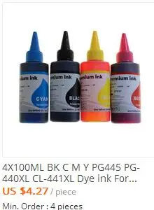 PG-440 CL-441 DIY система непрерывной подачи чернил для Canon PIXMA MG2140 MG2240 MG2180 MG3140 MG3180 MG3540 MG4140 MG4180 MG4280 MX374 MX378 MX434 MX438