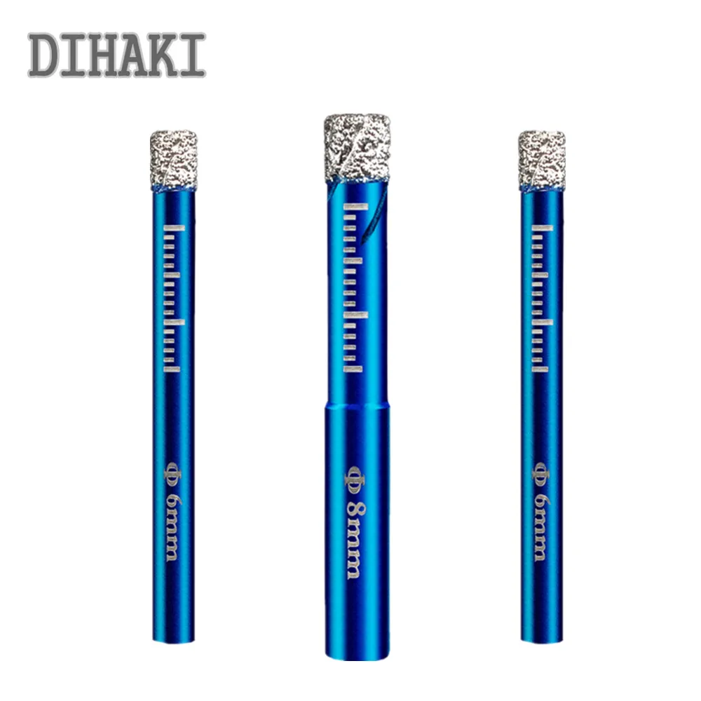 

6mm/8mm/10mm/12mm/14mm/16mm Diamond Coated Drill Bit Tile Ceramic Glass Marble Hole Diamond Drill