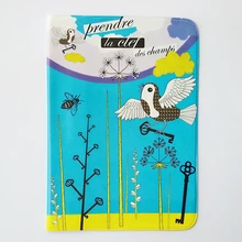 Модный ключ в форме сердца и ID-держатель для карт, Обложка для паспорта, ПВХ кожа, 3D дизайн, визитница, держатель для паспорта, 14*9,6 см