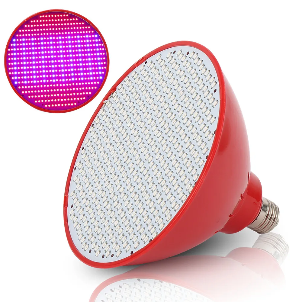 

E27 50W Grow Led Lamp Red+Blue SMD3528 LED Plant Grow Light for Indoor Garden Growth Flowering Hydroponics System Grow Tent
