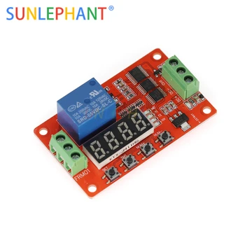 

5V DC Multifunction Self-lock Relay PLC Cycle Delay Time Timer Switch Module PLC Home Automation Delay Module Board