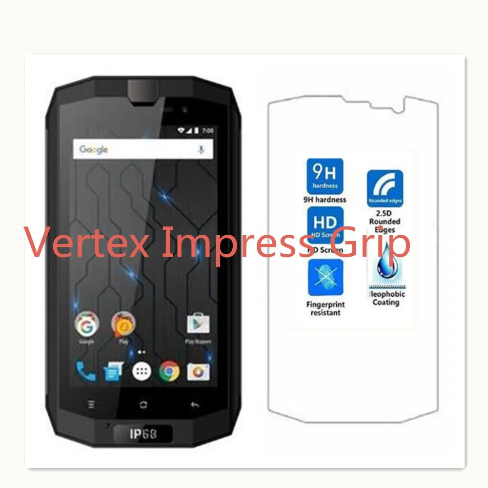 Закаленное стекло для vertex impress grip закаленное film9H высокое качество