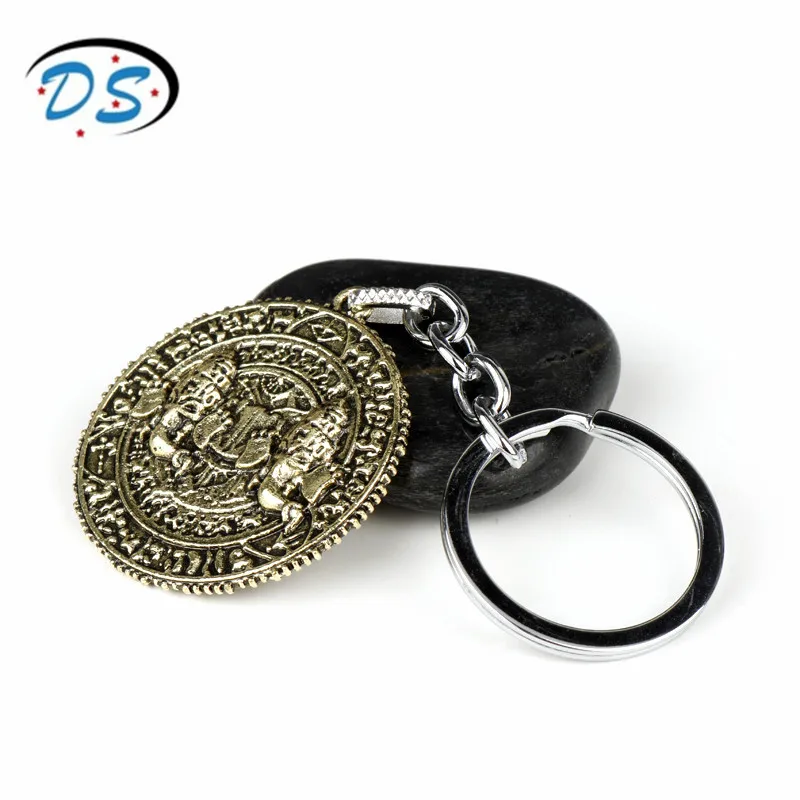 

Uncharted Key chain Coin Pendants Keychain Hip Hop EDC Key ring chaveiro
