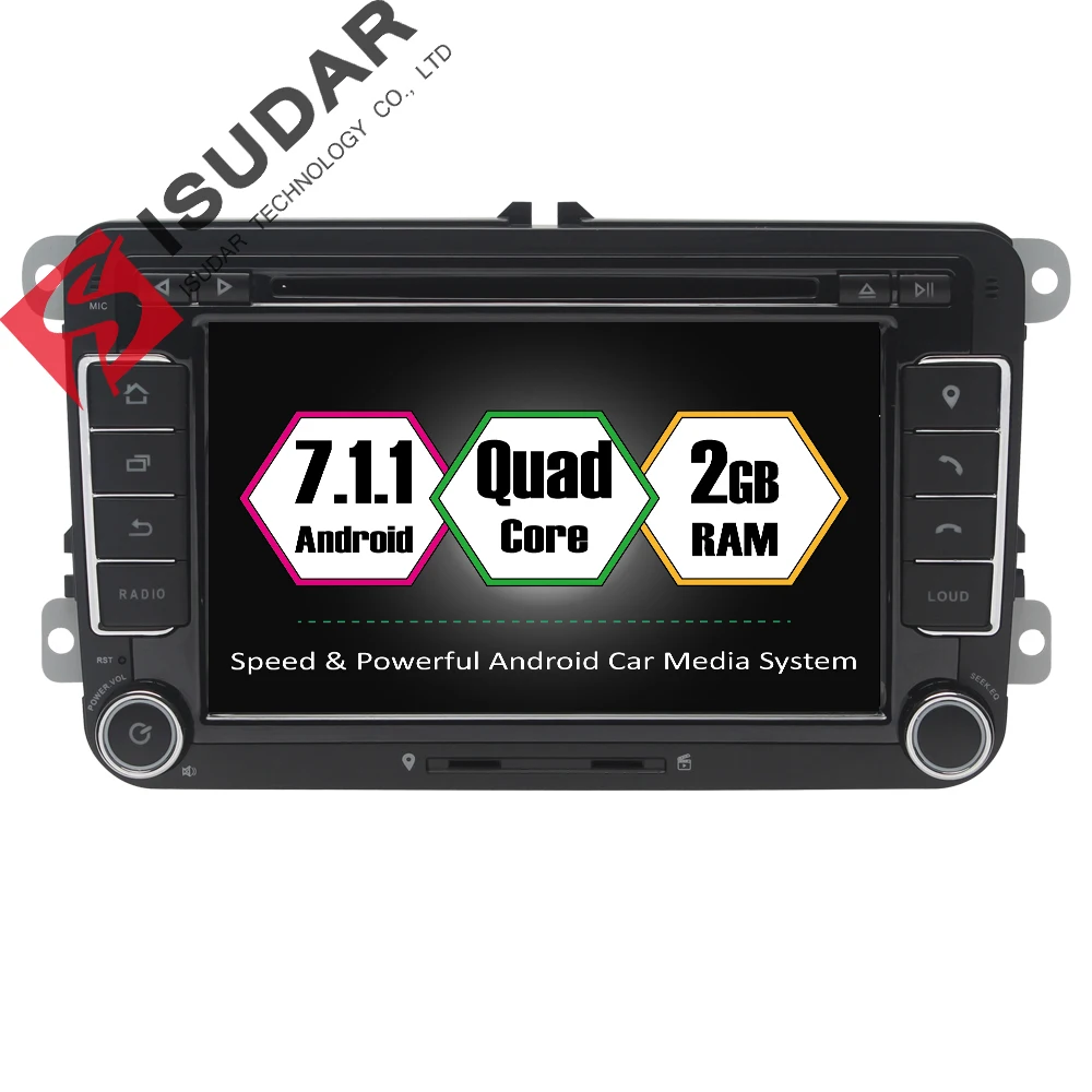 Wholesales Android 7 1 1 7 Inch font b Car b font DVD Player For VW