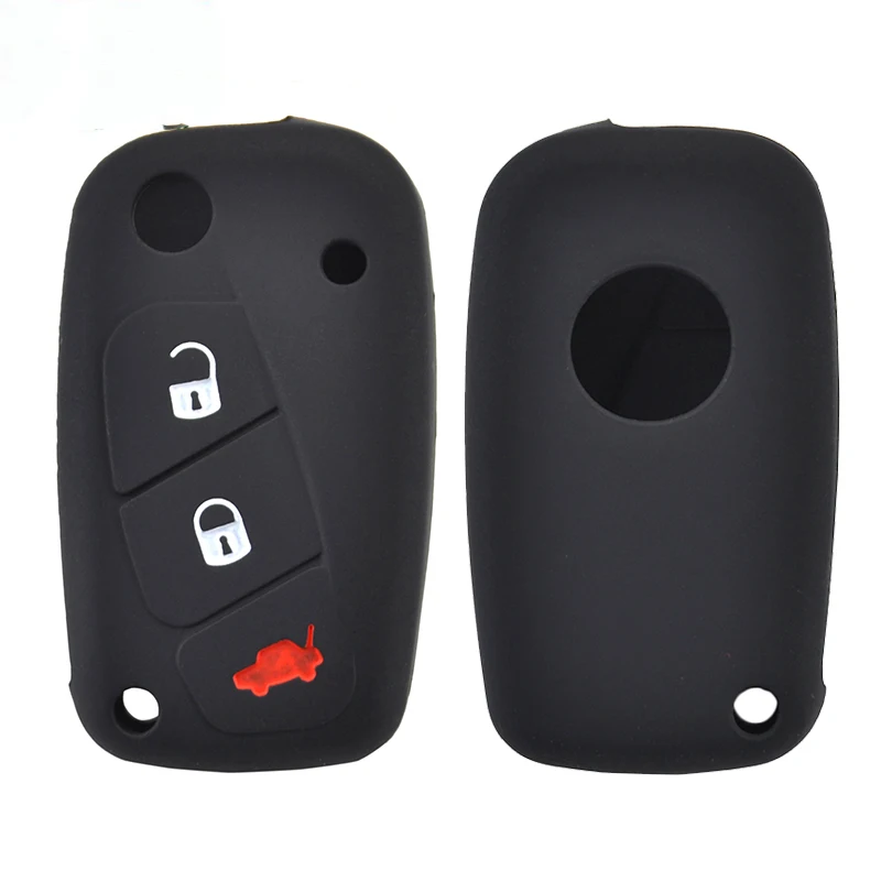 

Beautiful 3 Button Silicone Car Remote Key Fob Shell Cover Case For Fiat Florino Qubo Ducato Bravo Doblo Linea Punto Stilo Iveco