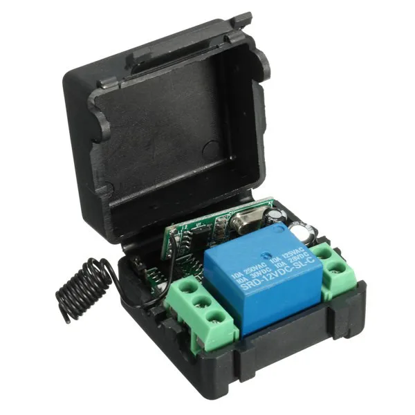 

Widely Used DC 12V 10A Relay 1CH wireless RF Remote Control Switch Transmitter + Receiver Favorable Integrated Circuits Board