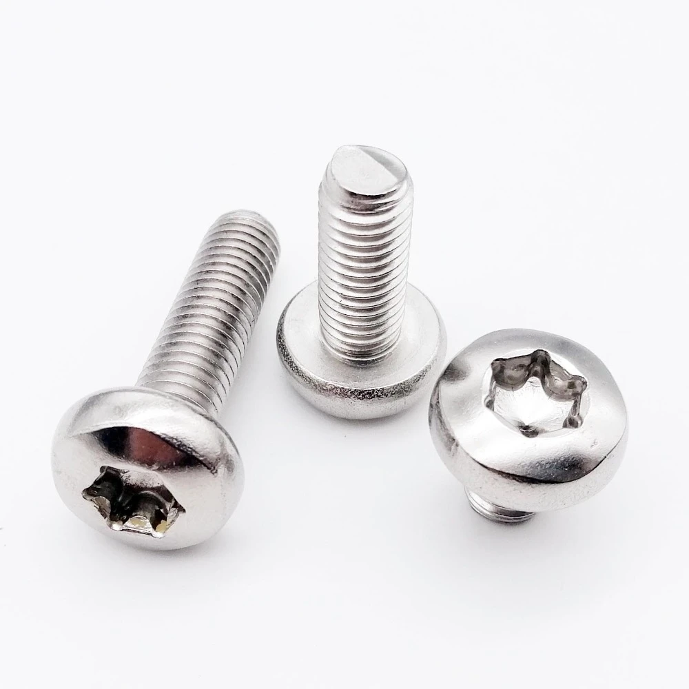 15 Pieces M8*14mm 304 Stainless Steel Security Torx Button Head Machine Screw