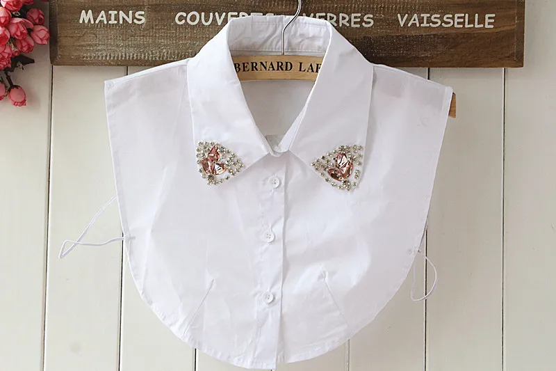 Beaded collar shirt Clearance