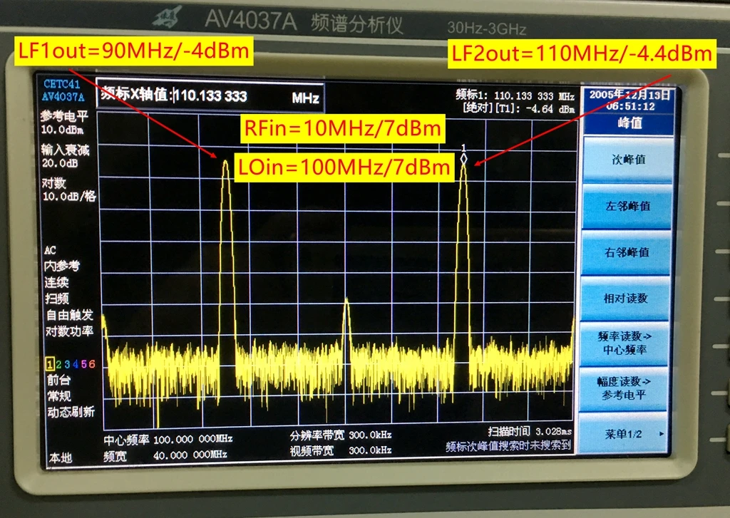 Понижающий преобразователь пассивного смещения RF ADE-6 0,05-250 МГц