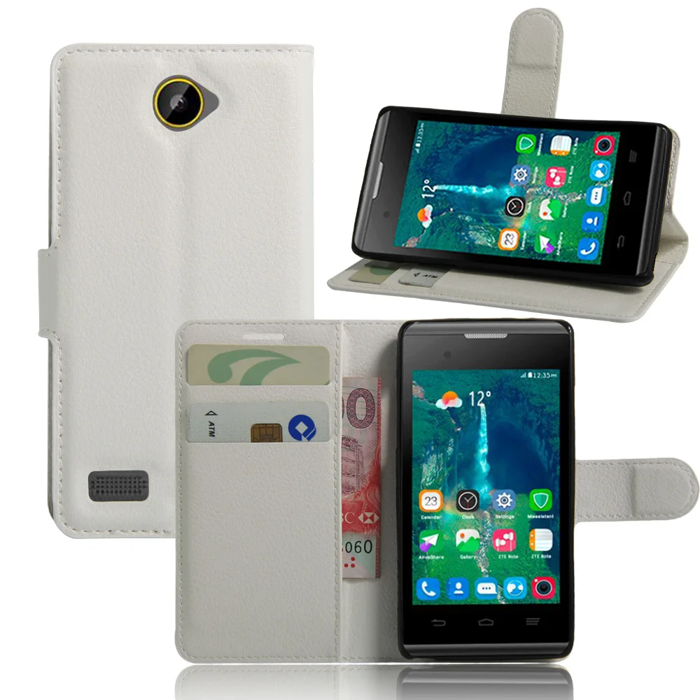 Роскошный чехол из натуральной ПУ кожи с откидной крышкой для ZTE Blade A410 сотового