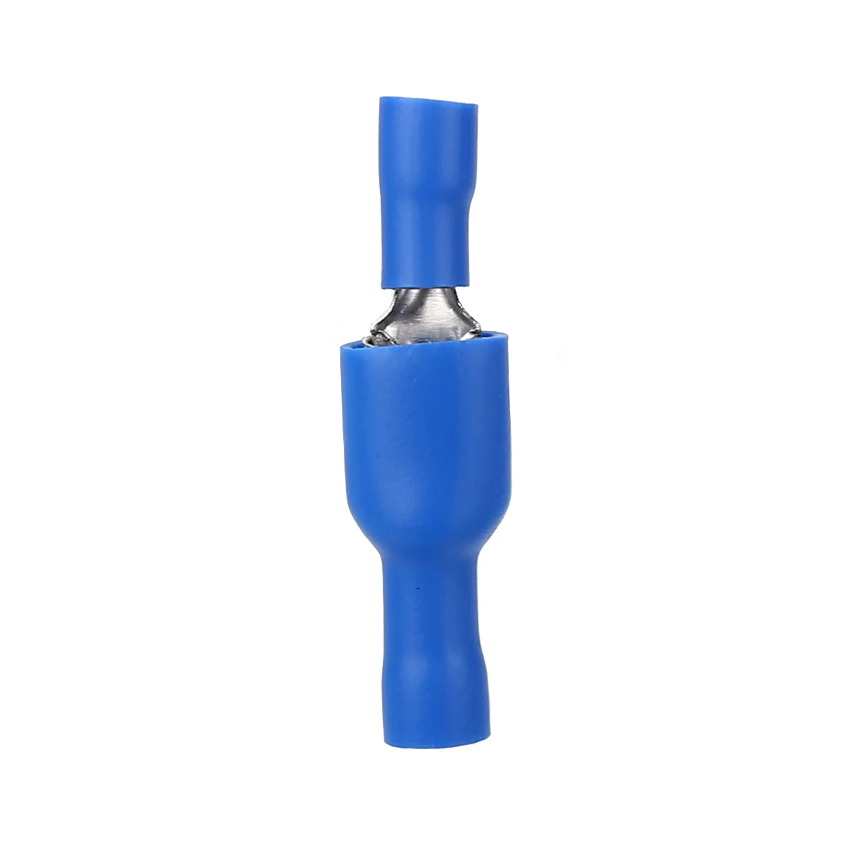 100pcs New Blue Insulated Female & Male Spade Crimp Terminal Connector for Audio Wire 16-14 AWG Cable Electrical Equipment