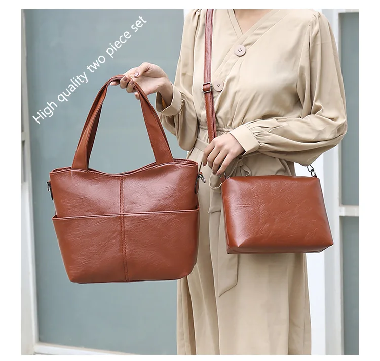 Женская сумка-тоут с высокой вместительностью, комплект из двух частей, женская сумка на плечо, MS сумки через плечо для роскошных сумок, женские сумки, дизайнерские
