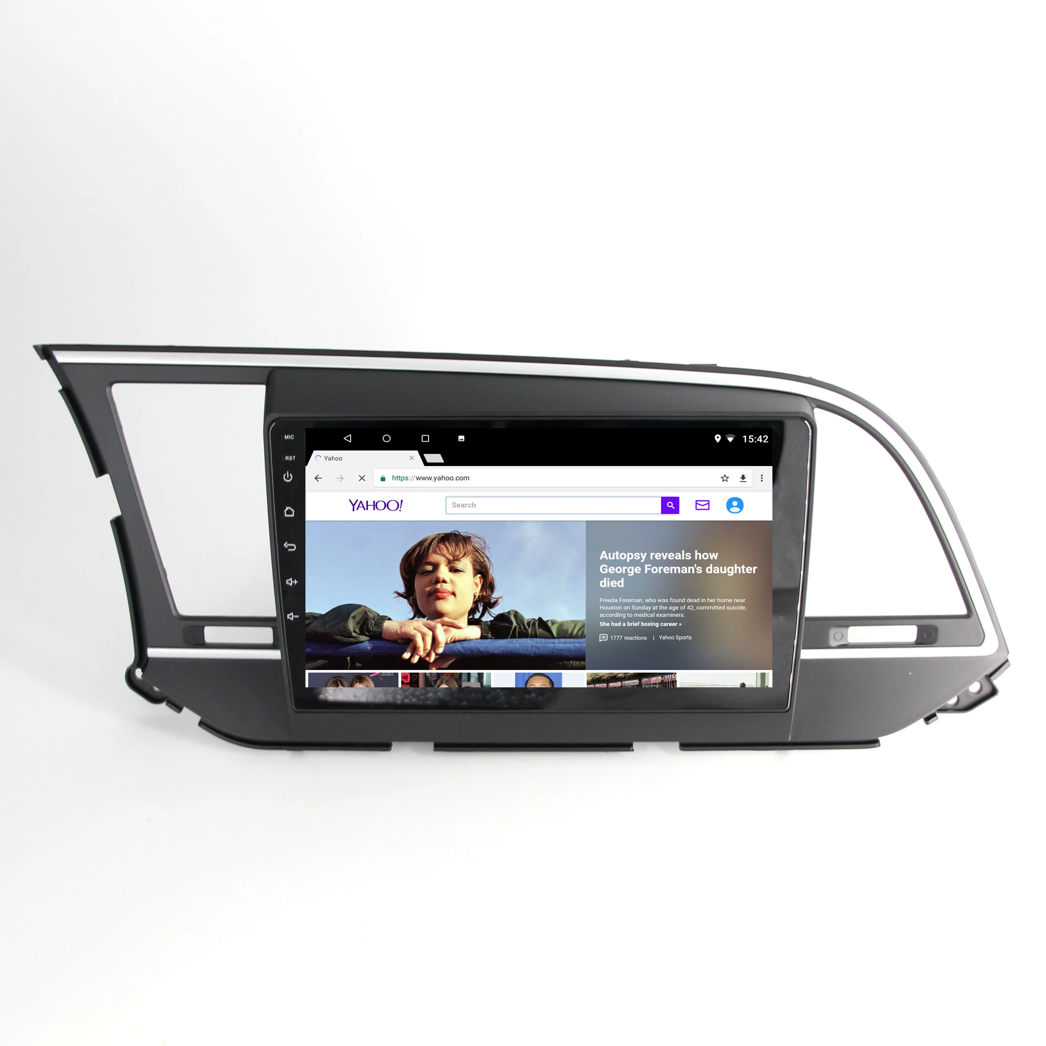 Excellent 1din car Android8.1 multimedia player 2.5D stereo radio For Hyundai Elantra Avante 2016 2017 2018 with gps navigation BT Music 2