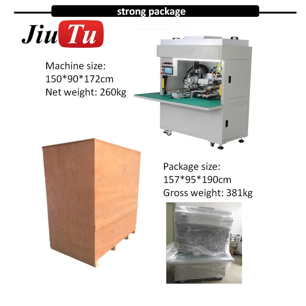 Fully Automatic Film Lamination Machine Mobile LCD Panel Glass OCA Film Polarizer Film Phone Repair Machine (8)