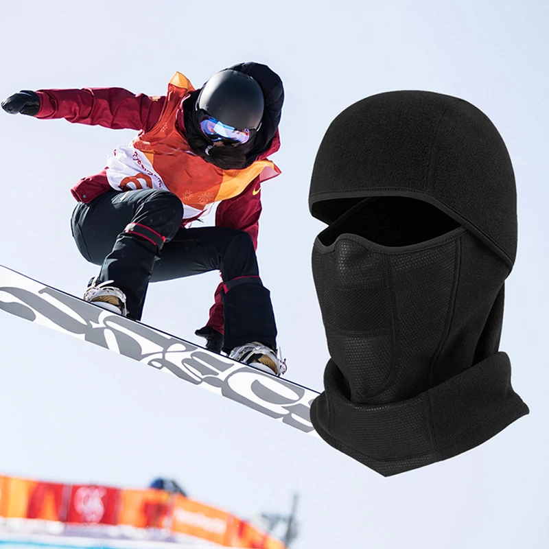 

Windproof Balaclava Ski Mask Winter Thermal Fleece Cycling Mask Balaclava Breathable Cycling Hiking Skiing Hood