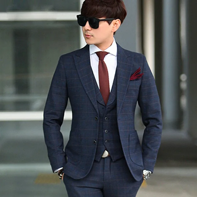 2015 Moldbaby High quality Trendy Suits For Men two Button Mens Suits