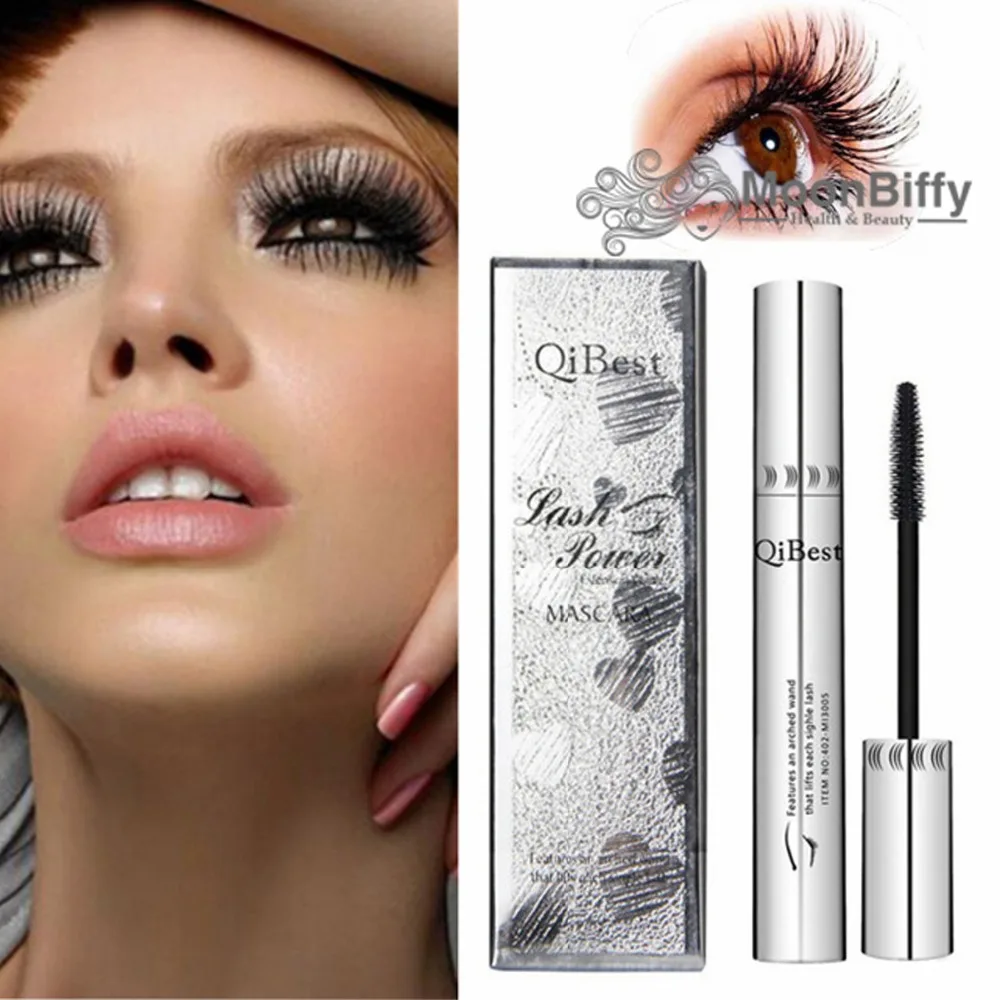 

MOONBIFFY Professional Makeup Fluffy Volume Cosmetics 3D Black Waterproof Mascara Elongation Curling Eyelash Eyelashes