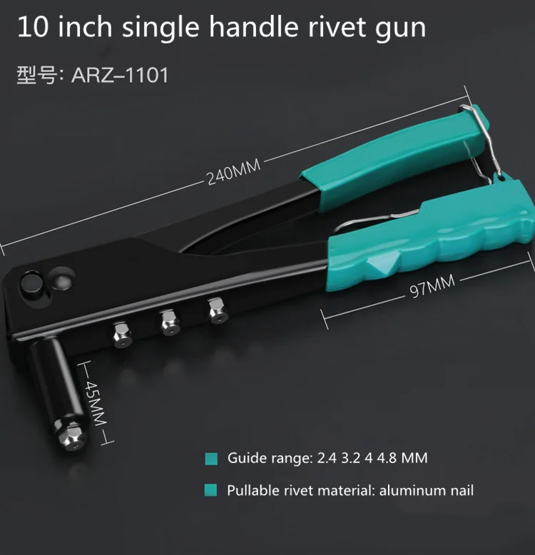 Светильник-вес ручного заклепочник ручной вытяжная заклепка пистолет M3 M4 M5 M6 вытяжная Заклепка гайка пневматический пистолет Heavy Duty ручной набор инструментов для металла, деревообработка