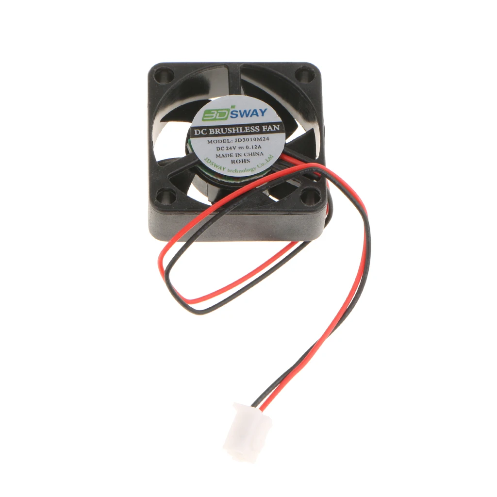3D Printer 30x30x10mm 24V DC Cooling Fan Wired Hydraulic Fans Cooler Silent 