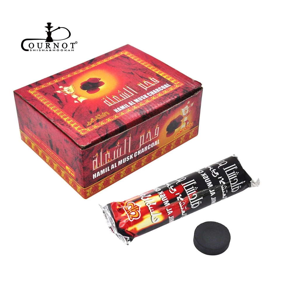 2 рулона AL FAKHER уголь для кальяна быстрое освещение долгое время горит более полностью Sheecha/Chicha/Narguile уголь аксессуары