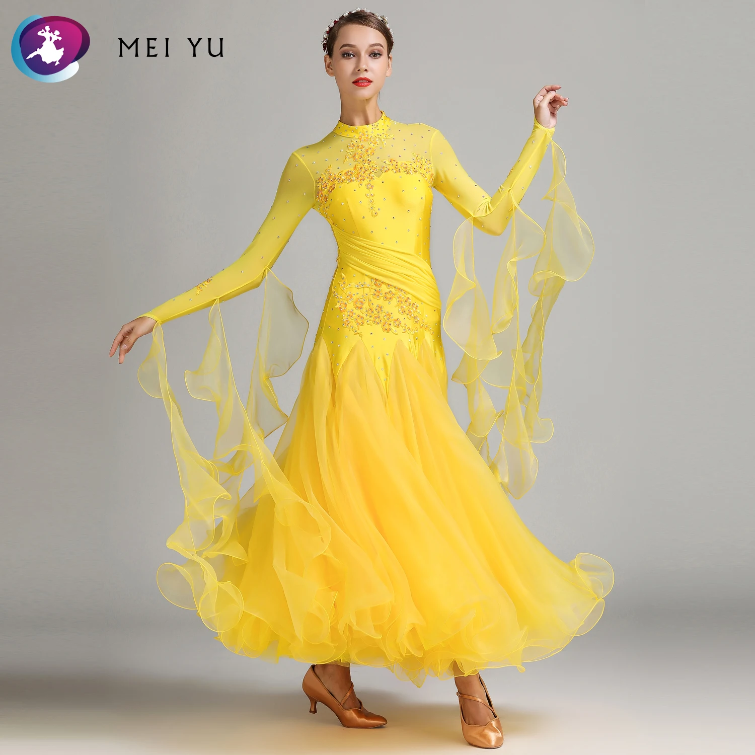 

MEI YU S7002 New Modern dance Ballroom Dance Dress Performance Dress