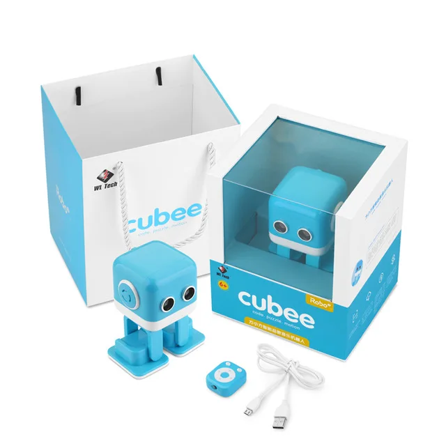 WLtoys Cubee F9 RC робот танцы робот интеллектуальное Программирование приложение управление Дистанционное управление RC игрушки для детей подарок