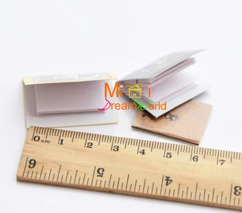 

MINI dollhouse miniature Mini furniture accessories for three small can flip book