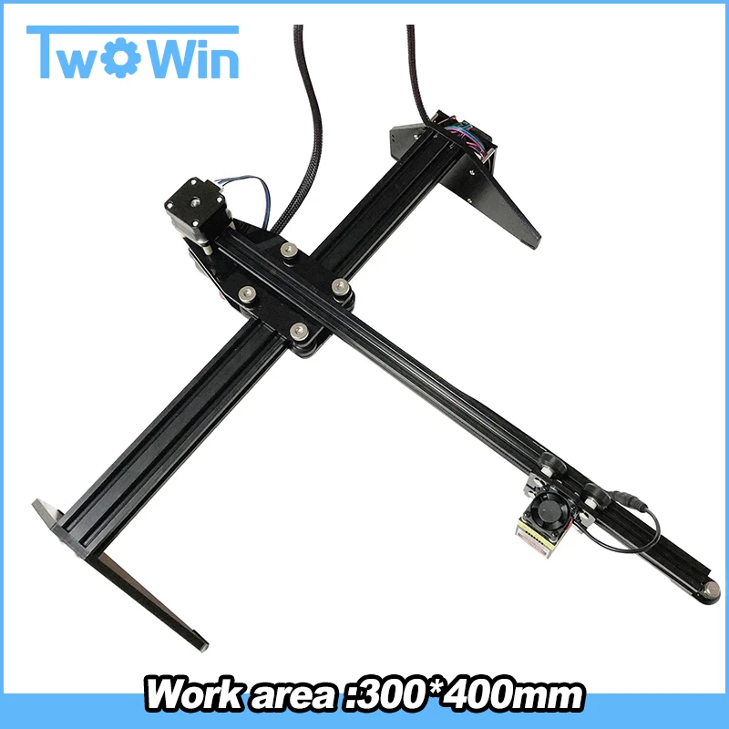 

DIY CNC machine Laser Engraving Machine wood router Mini Marking Machine Advanced Toys 300*400 Area Single Arm Machine