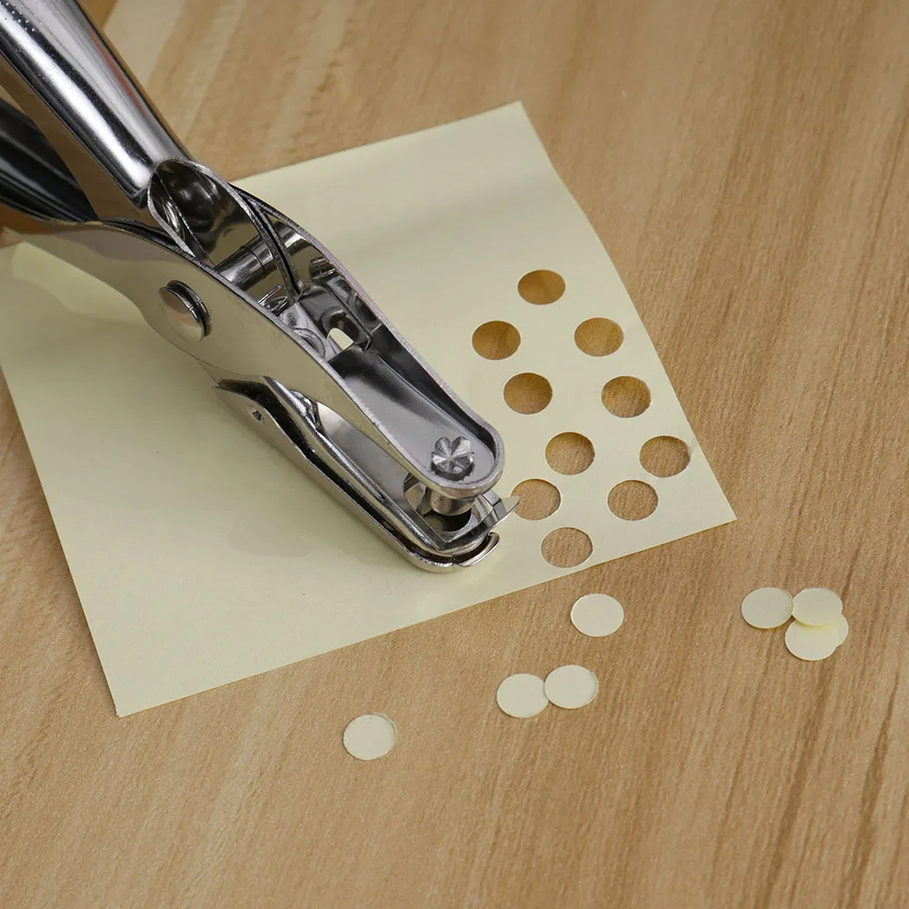 1 PC Metal Single Hole Puncher Hand Paper Punch Single Hole