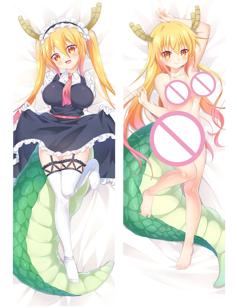 2017 August update Anime Miss Kobayashi's Dragon Maid Kanna Kamui Tohru Подушка Dakimakura чехол Чехол для