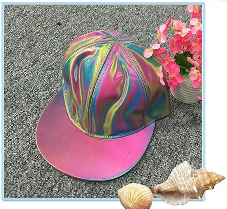 Назад в будущее Marty McFly Косплей шляпа Изменение цвета радуги Регулируемая Кепка Высокое качество