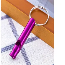 1 шт. свисток брелок свисток для выживания на природе Мини высокой децибел Открытый аварийный брелок-свисток