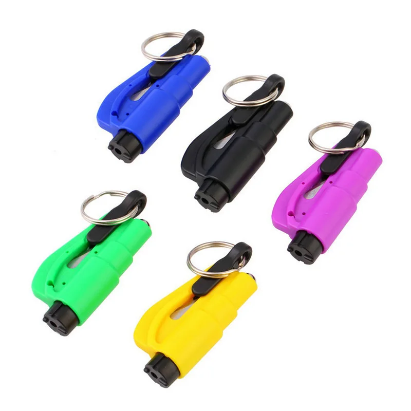 Keychain Car Escape Rescue Tool Glass Breaker And Seatbelt Cutter