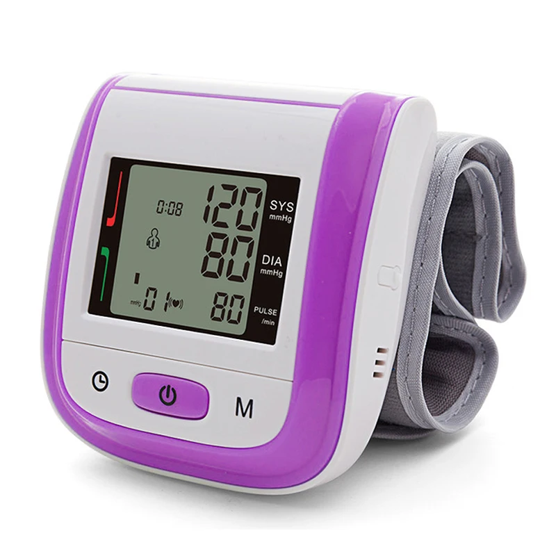Наручный медицинский Tensiometro цифровой кровяное давление монитор сердца автоматический тонометр Сфигмоманометр BP измеритель артериального давления