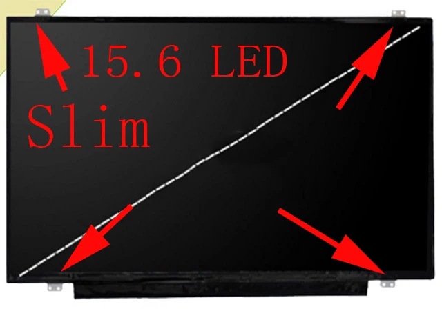

LP156WHU TPB1 (TP)(B1) 30pin eDP Slim LED Display Laptop LCD Screen Matrix MATTE HD 1366*768 UP and DOWN Ears