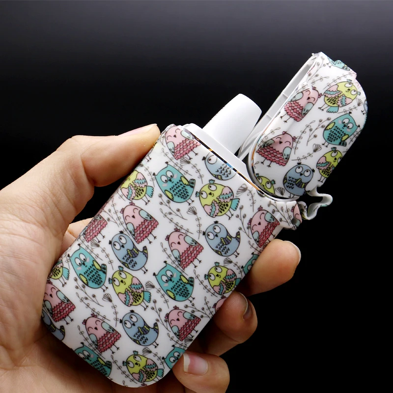 

5 Colors Shield Replacement Anti-slip Skin Cover Protective Cartoon Silicone Case for IQOS 2.4 Plus Universal Sleeve Skin