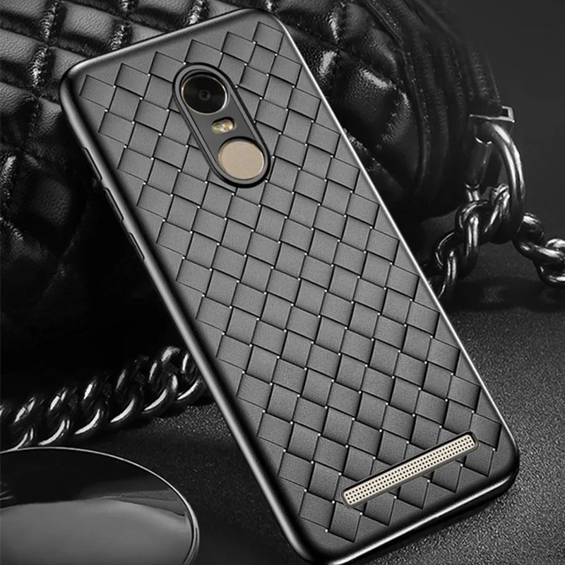 

For Xiaomi redmi Note 3 Case Luxury business Matte Weaving Back Cover prime Soft Silicon Case For xiaomi redmi note 3 note3cover