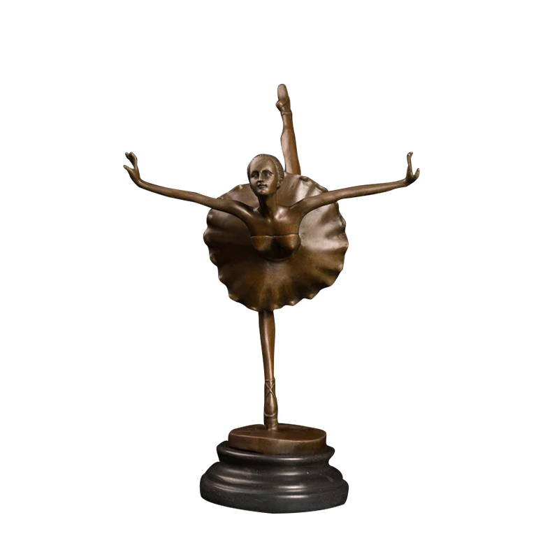 

Hot sale modern design bronze balleter dancer statue sculpture for sale