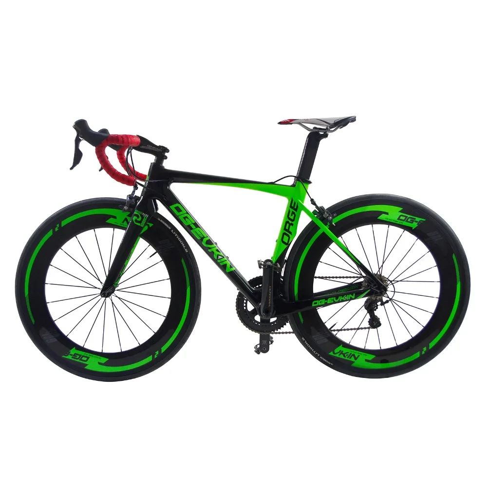 2017 nueva llegada 22 velocidad luz Super Aero fibra de carbono Bicicleta de carretera Bicicleta completa V freno Bicicleta R36/49/52/54/56 fiber roadcomplete bike -