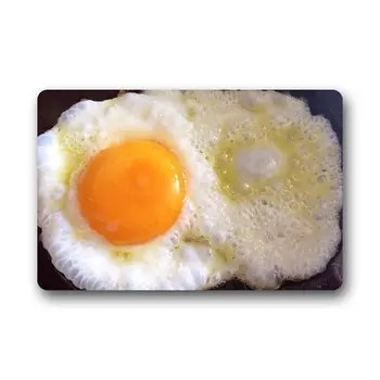 

Memory Home Door Mats Originality Item Fried Egg Doormat Indoor Machine Washable Home Floor Kitchen Bath Mats Rugs Carpet