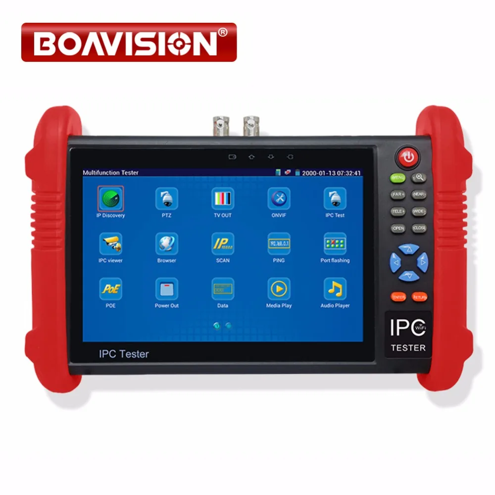 

Onvif IP Camera CCTV Tester Build in Wifi AHD CVI TVI SDI Camera Test Optional / Customized IPC/ PTZ Coaxial Control etc