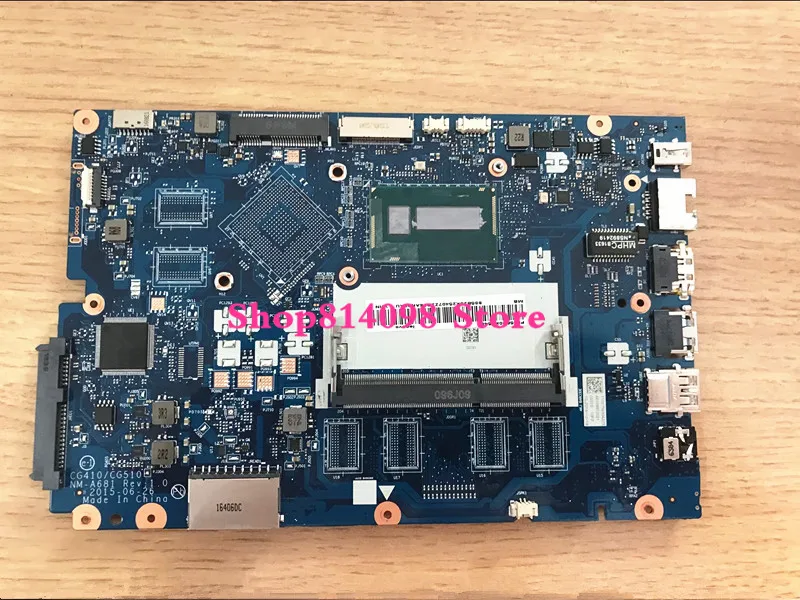 

KEFU Mainboard For Lenovo Ideapad 100-15IBD Laptop motherboard CG410 CG510 NM-A681 I5-5010u ddr3 works full test