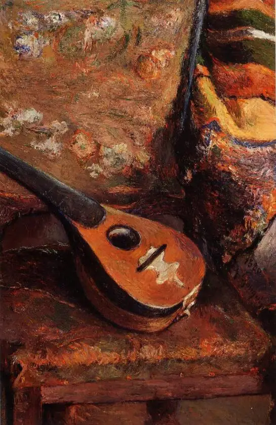 Высокое качество картина маслом холст репродукции мандолин на стуле (1880) пол