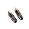 Sindax RCA Terminals Double Lotus adapter Plug RCA connectors Audio Video Connector head Adapter for Speaker Cable Amplifiers ► Photo 3/6