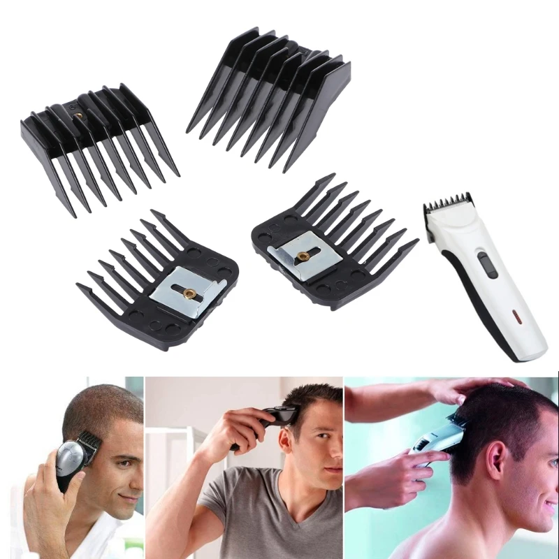 

KEMEI Set 4 Guide Attachment Electric Hair Clipper Trimmer Shaver Limit Combs Standard Personal Care Appliances