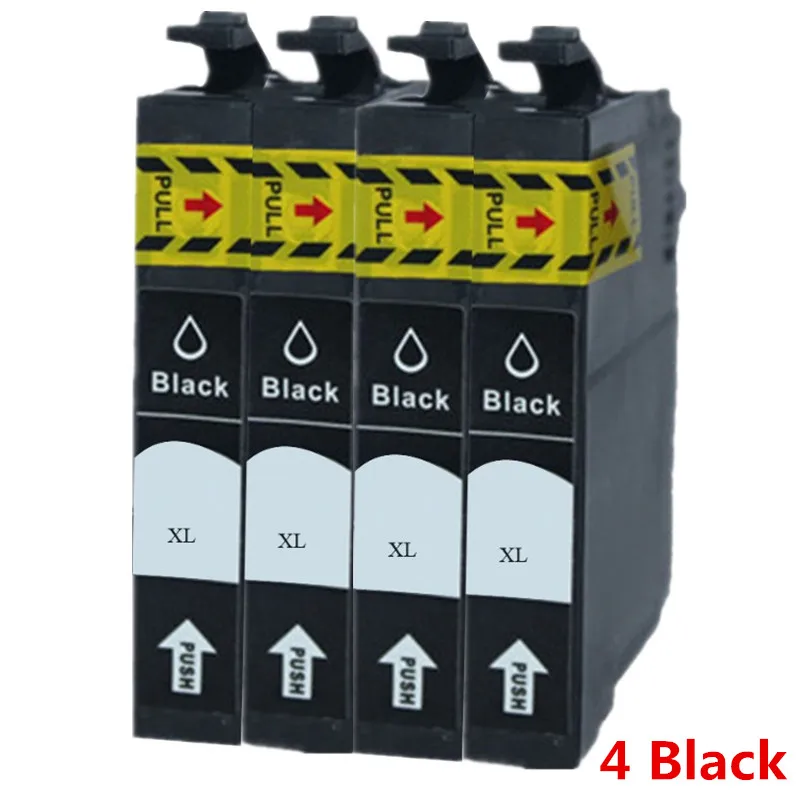 4 Black Замена T1271 E-1271 T127 T1274 чернильные картриджи для сотрудников WF-3520 WF-3530 WF-3540 WF-7010 WF-7510 WF-7520 - Цвет: 4 Black